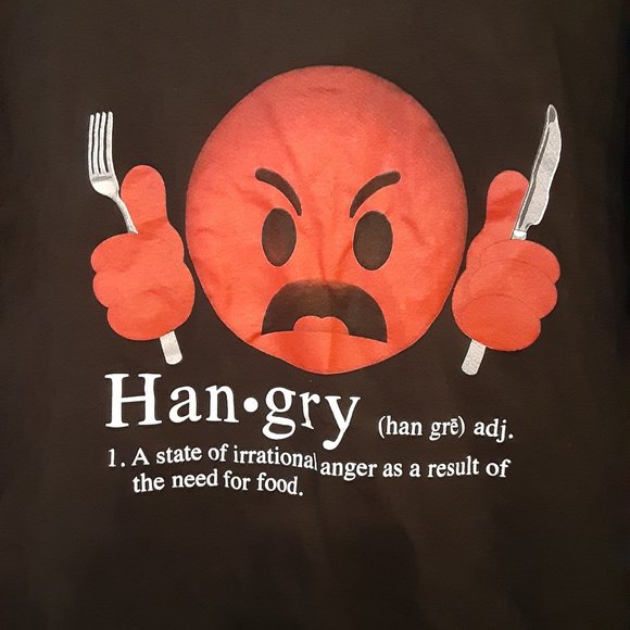 Delta Other - Men's Graphic Tee " Hangry" Large